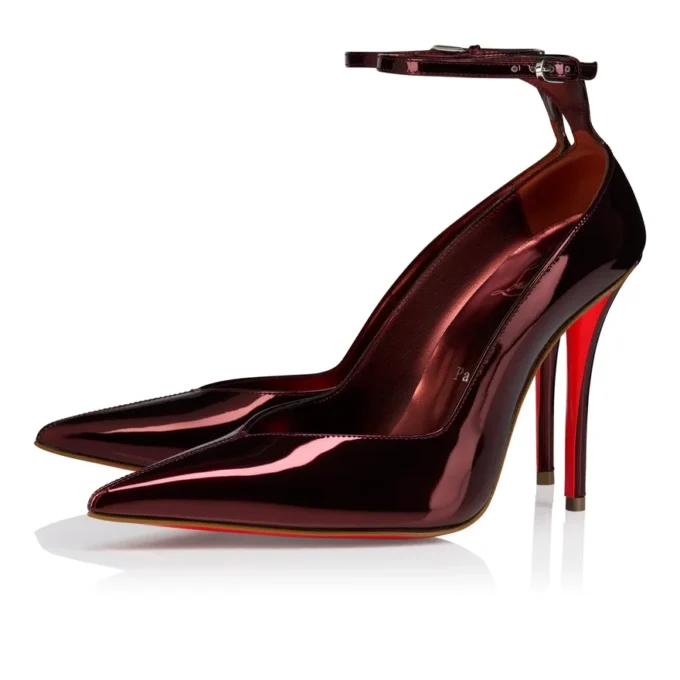 Erozee – 100 mm pumps med remme – lamineret kalveskind – Palio – kvinder Erozee – 100 mm pumps med remme – lamineret kalveskind – Palio – kvinder