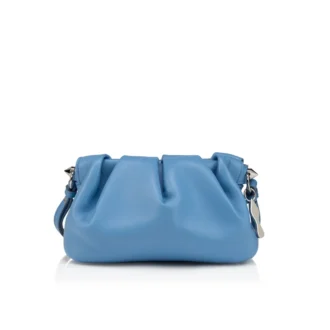 Eva Mini – Crossbody-taske – Lammeskind i nappa – Ceruleo
