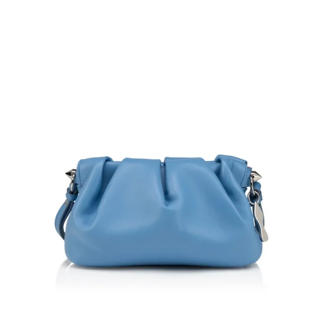 Eva Mini – Crossbody-taske – Lammeskind i nappa – Ceruleo