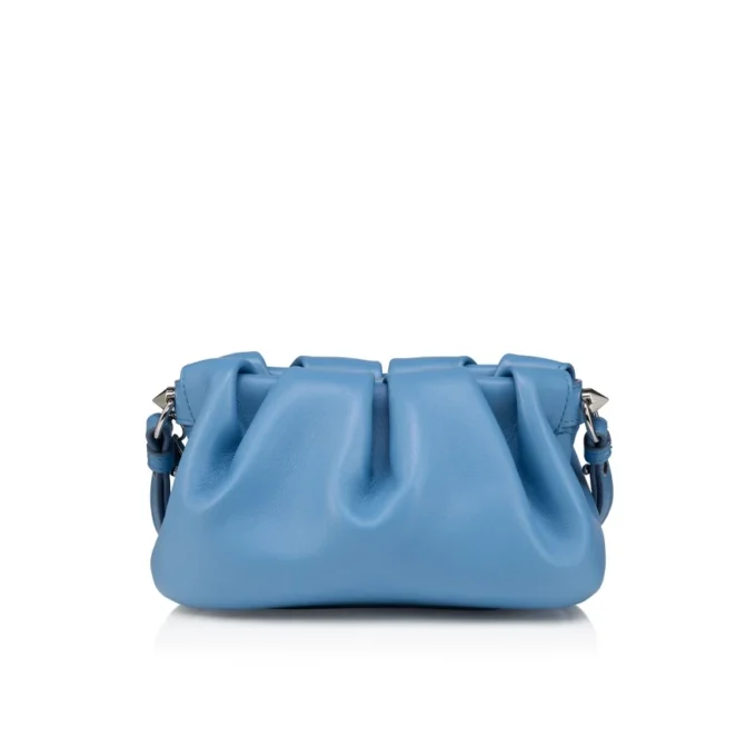 Eva Mini – Crossbody-taske – Lammeskind i nappa – Ceruleo