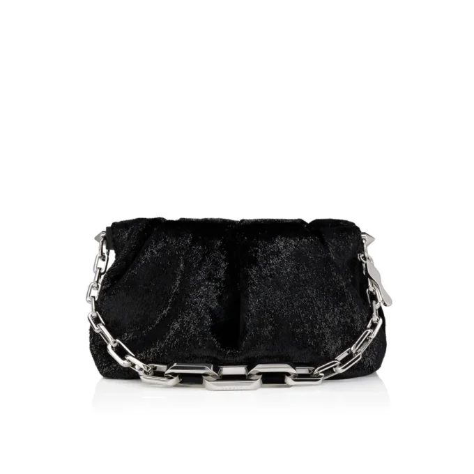 Eva Small – Skuldertaske – Fløjl – Sort Eva Small – Skuldertaske – Fløjl – Sort