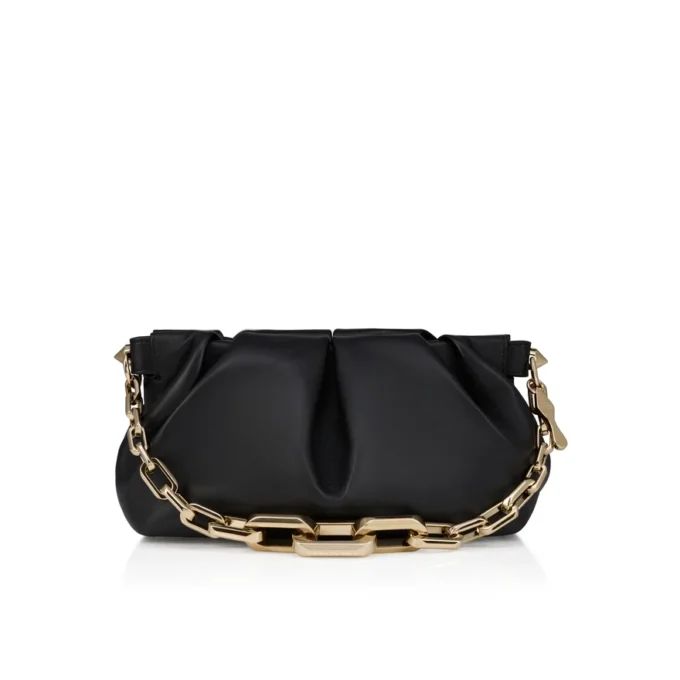 Eva Small – Skuldertaske – Lammeskind – Sort