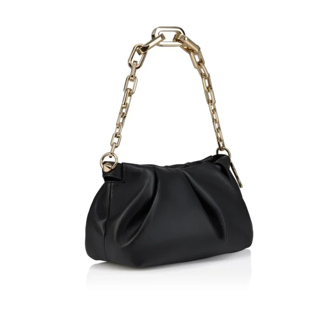 Eva Small – Skuldertaske – Lammeskind – Sort