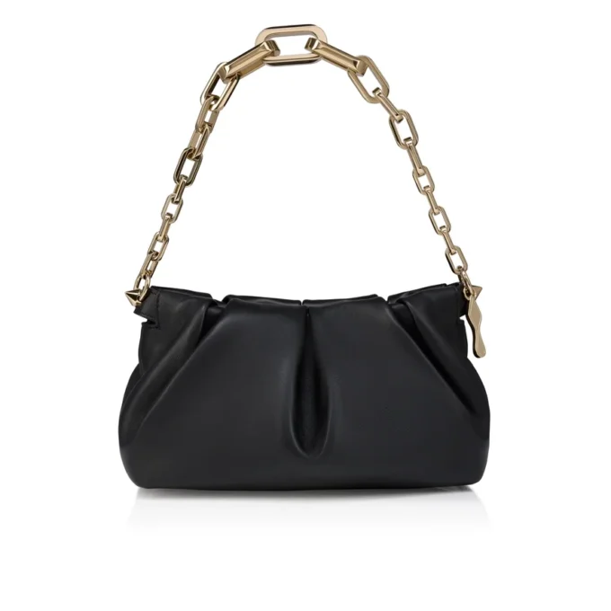 Eva Small – Skuldertaske – Lammeskind – Sort