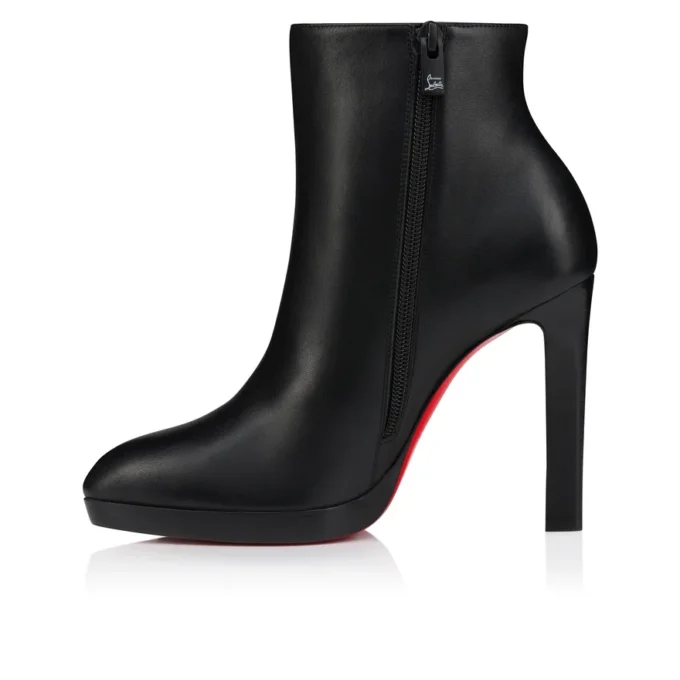 Fannylove Booty – 120 mm lave støvler – kalveskind – sort – kvinder