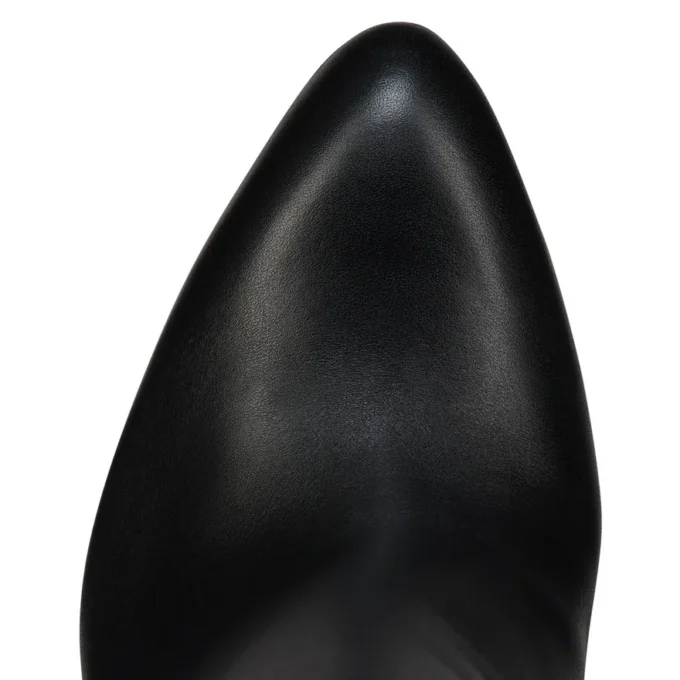 Fannylove Booty – 120 mm lave støvler – kalveskind – sort – kvinder