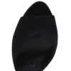 Farfa Luna – 120 mm remsandaler – fløjl – sort – kvinder