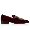 Farfajour – Loafers – Fløjl – Burgunder – Herre