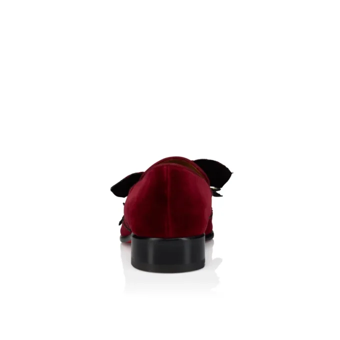 Farfajour – Loafers – Fløjl – Burgunder – Herre