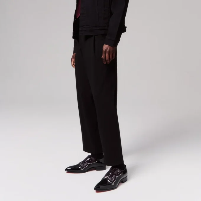 Farfarock – Oxfords – Lakeret kalveskind og Veau Velours – Sort – Herre Farfarock – Oxfords – Lakeret kalveskind og Veau Velours – Sort – Herre
