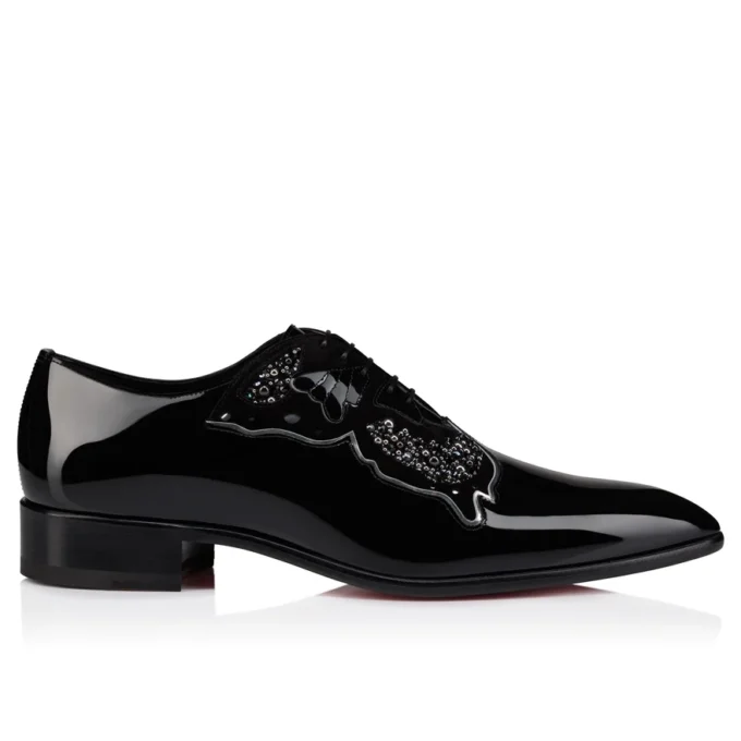 Farfarock – Oxfords – Lakeret kalveskind og Veau Velours – Sort – Herre Farfarock – Oxfords – Lakeret kalveskind og Veau Velours – Sort – Herre