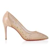 Follies Strass – 85 mm pumps – Mesh og ruskind – Lys silke – Dame Follies Strass – 85 mm pumps – Mesh og ruskind – Lys silke – Dame