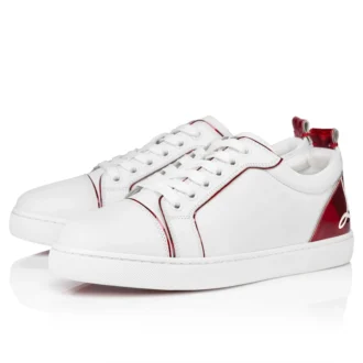 Fun Louise Junior – Sneakers – Kalveskind og lak – Hvid – Dame
