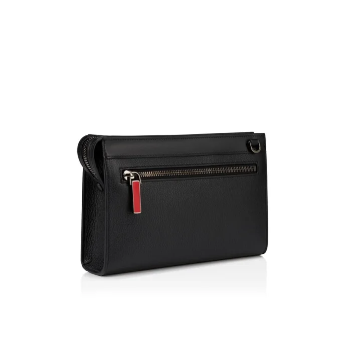 Funky – Crossbody-taske – Kalveskind med struktur og pigge – Sort Funky – Crossbody-taske – Kalveskind med struktur og pigge – Sort