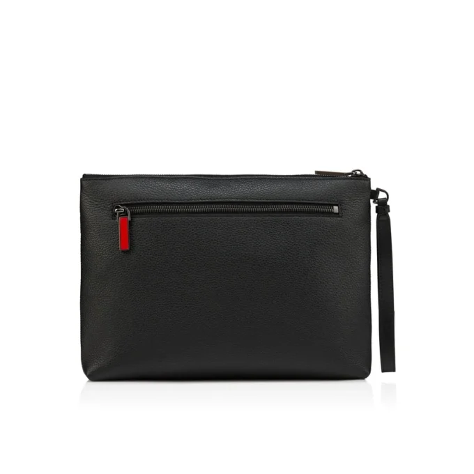 Funky – Pouch – Kalveskind med struktur og pigge – Sort Funky – Pouch – Kalveskind med struktur og pigge – Sort