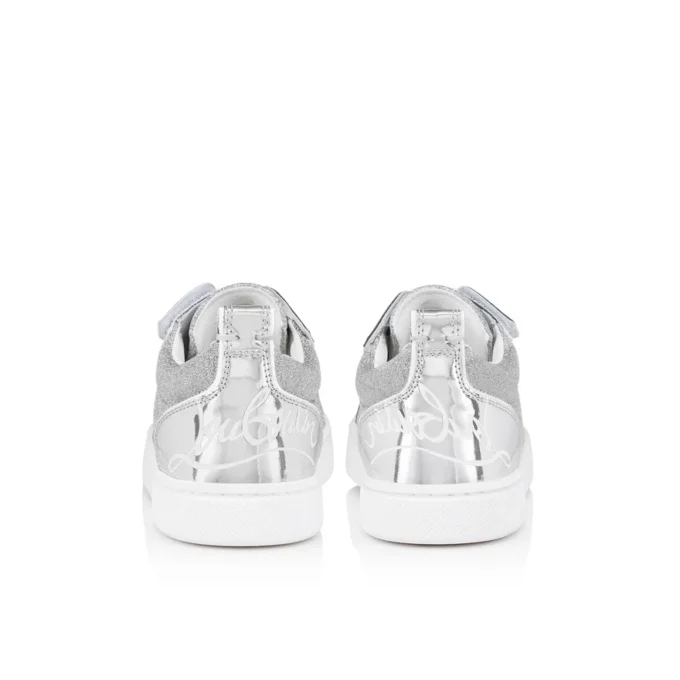 Funnyto – Sneakers – Glitteret kalveskind – Sølv – Børn Funnyto – Sneakers – Glitteret kalveskind – Sølv – Børn