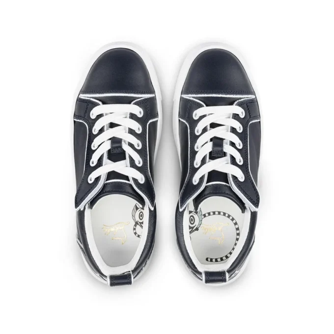 Funnyto – Sneakers – Kalveskind – Marineblå – Børn Funnyto – Sneakers – Kalveskind – Marineblå – Børn