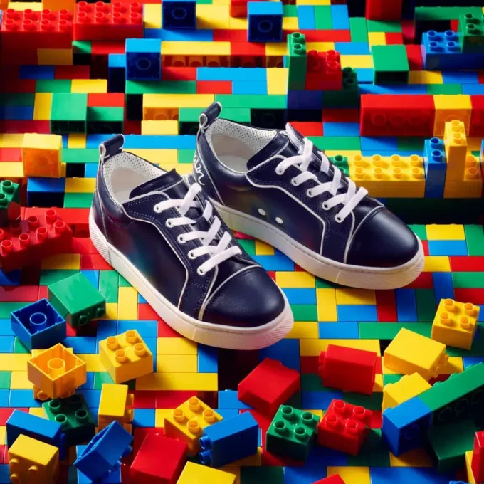 Funnyto – Sneakers – Kalveskind – Marineblå – Børn Funnyto – Sneakers – Kalveskind – Marineblå – Børn