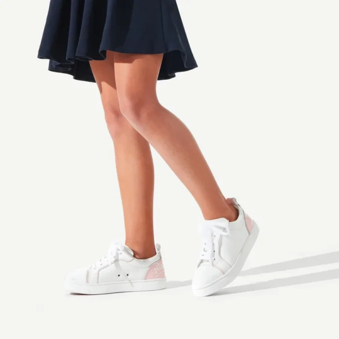 Funnyto – Low-Top Sneakers – Kalveskind – Rosy – Børn Funnyto – Low-Top Sneakers – Kalveskind – Rosy – Børn