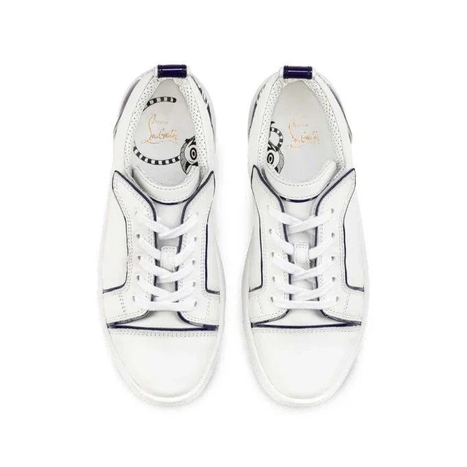 Funnyto – Sneakers med lavt skaft – Kalveskind – Blå – Børn Funnyto – Sneakers med lavt skaft – Kalveskind – Blå – Børn