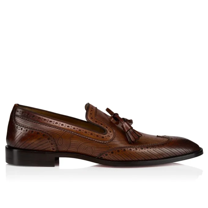 Grave Moc – Loafers – Patineret kalveskind – Havane – Herre
