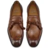 Grave Moc – Loafers – Patineret kalveskind – Havane – Herre