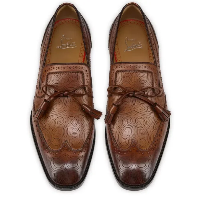 Grave Moc – Loafers – Patineret kalveskind – Havane – Herre