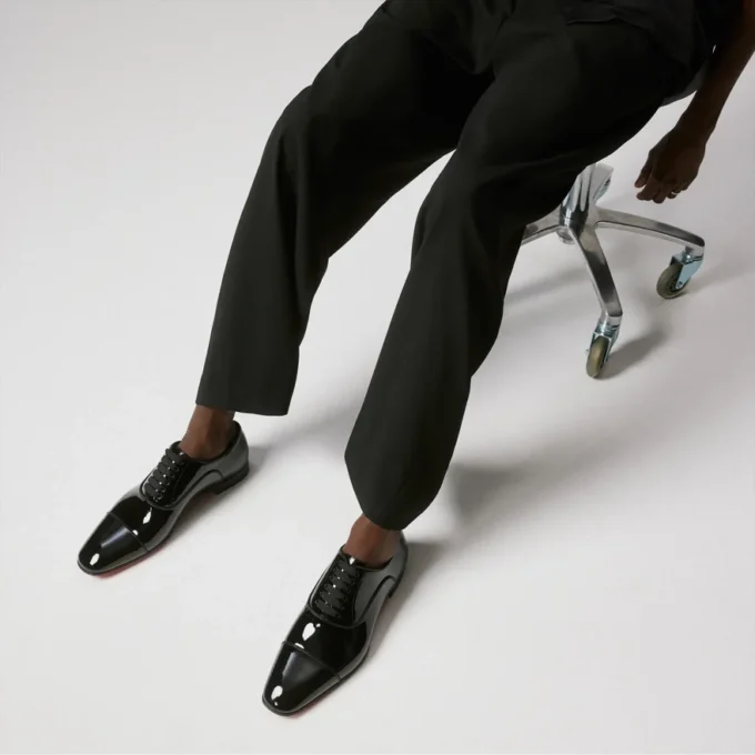 Greggo – Oxfords – Lakeret kalveskind – Sort – Herre Greggo – Oxfords – Lakeret kalveskind – Sort – Herre