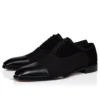 Greggory – Oxfords – Kalveskind, bomuldstwill og veau-velour – Sort – Herre Greggory – Oxfords – Kalveskind, bomuldstwill og veau-velour – Sort – Herre
