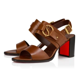 Her in Roma – 70 mm sandaler – patineret kalveskind – mørk karminrød – kvinder