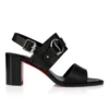 Her in Roma – 70 mm sandaler – Vokset kalveskind – Sort – Dame Her in Roma – 70 mm sandaler – Vokset kalveskind – Sort – Dame