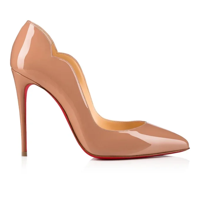 Hot Chick – 100 mm pumps – lakeret kalveskind – blush – kvinder