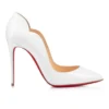 Hot Chick – 100 mm pumps – laklæder – Bianco – Dame