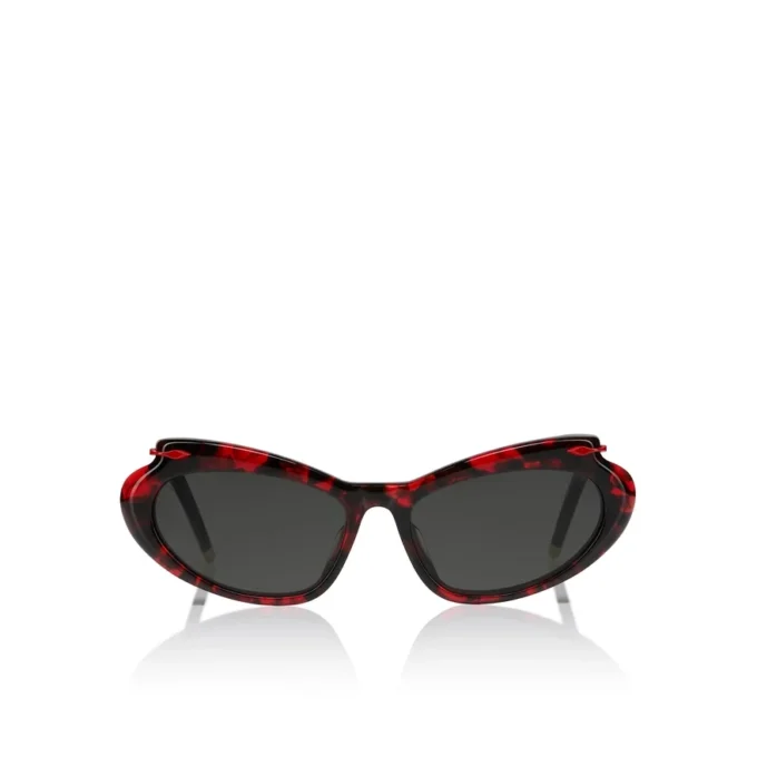 Hot Chick Lb0010 – Solbriller – Acetat – Rød Havana