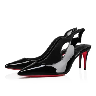 Hot Chick Sling – 70 mm slingback-pumps – laklæder – sort – kvinder Hot Chick Sling – 70 mm slingback-pumps – laklæder – sort – kvinder