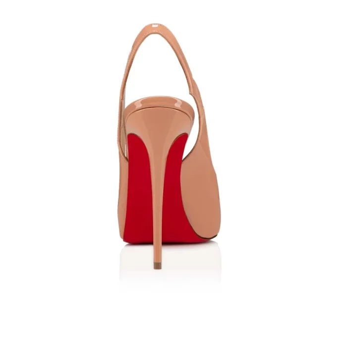 Hot Chick Sling Alta – 120 mm slingback-pumps – lakeret kalveskind – blush – kvinder Hot Chick Sling Alta – 120 mm slingback-pumps – lakeret kalveskind – blush – kvinder