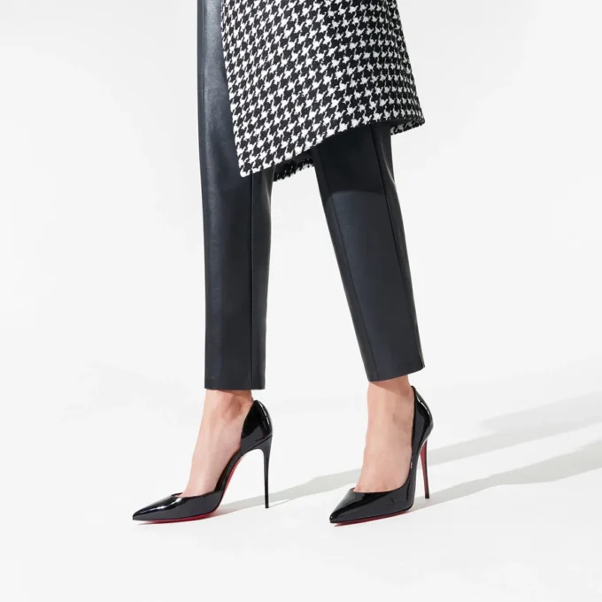 Iriza – 100 mm pumps – lakeret kalveskind – sort – kvinder Iriza – 100 mm pumps – lakeret kalveskind – sort – kvinder