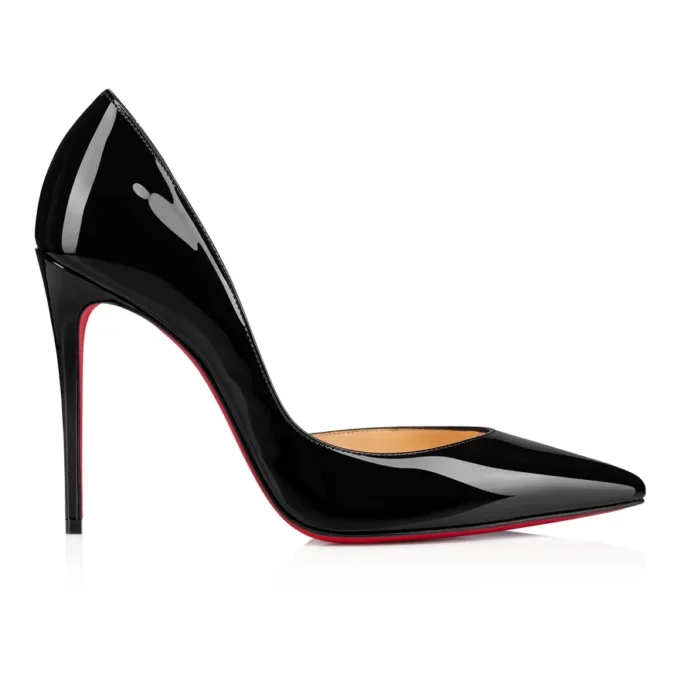 Iriza – 100 mm pumps – lakeret kalveskind – sort – kvinder Iriza – 100 mm pumps – lakeret kalveskind – sort – kvinder