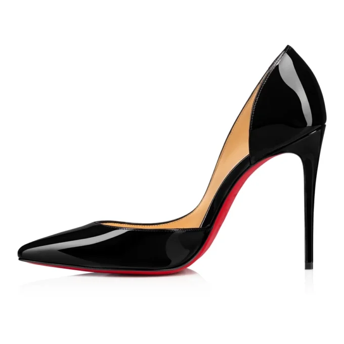 Iriza – 100 mm pumps – lakeret kalveskind – sort – kvinder Iriza – 100 mm pumps – lakeret kalveskind – sort – kvinder