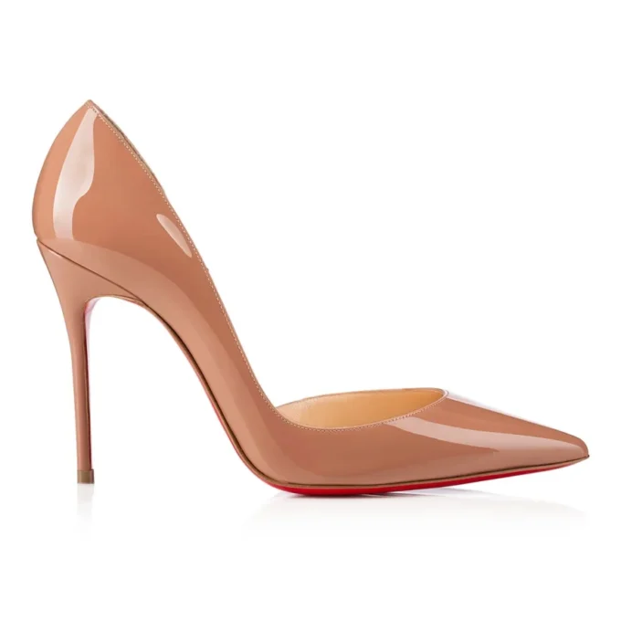 Iriza – 100 mm pumps – laklæder – blush – kvinder
