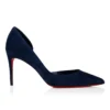 Iriza – 85 mm pumps – kalveskind i velour – Zaffiro – kvinder Iriza – 85 mm pumps – kalveskind i velour – Zaffiro – kvinder