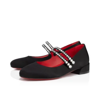 Jane Fille – Ballerinasko – Crepe-satin – Sort – Børn Jane Fille – Ballerinasko – Crepe-satin – Sort – Børn