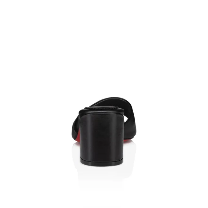 Jane Mule – 55 mm mule – lammeskind – sort – kvinder