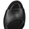 Jane Mule – 55 mm mule – lammeskind – sort – kvinder