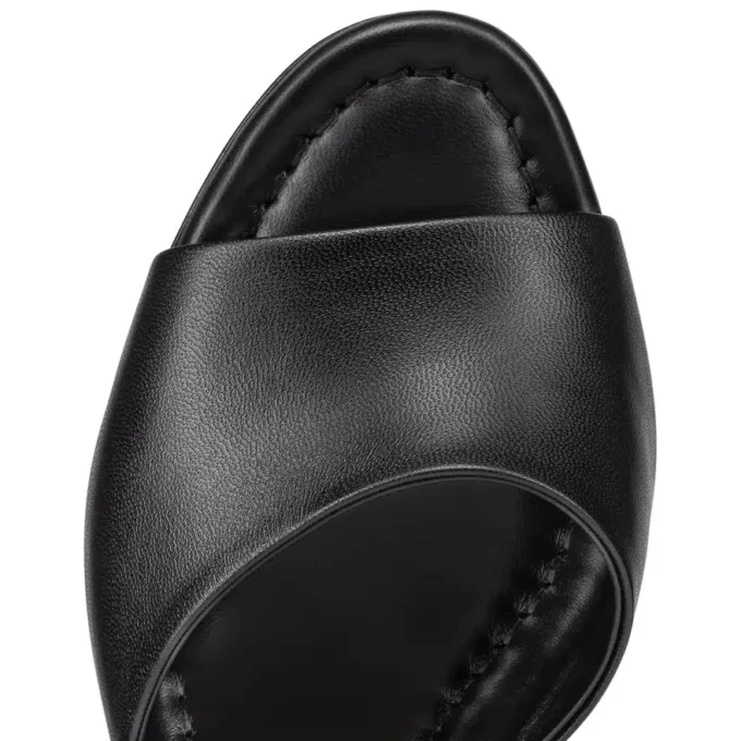 Jane Mule – 55 mm mule – lammeskind – sort – kvinder