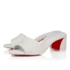 Jane Mule – 55 mm mule – Nappalæder – Bianco – Dame