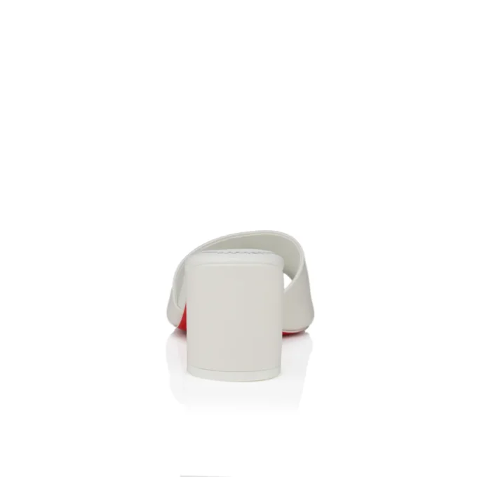 Jane Mule – 55 mm mule – Nappalæder – Bianco – Dame