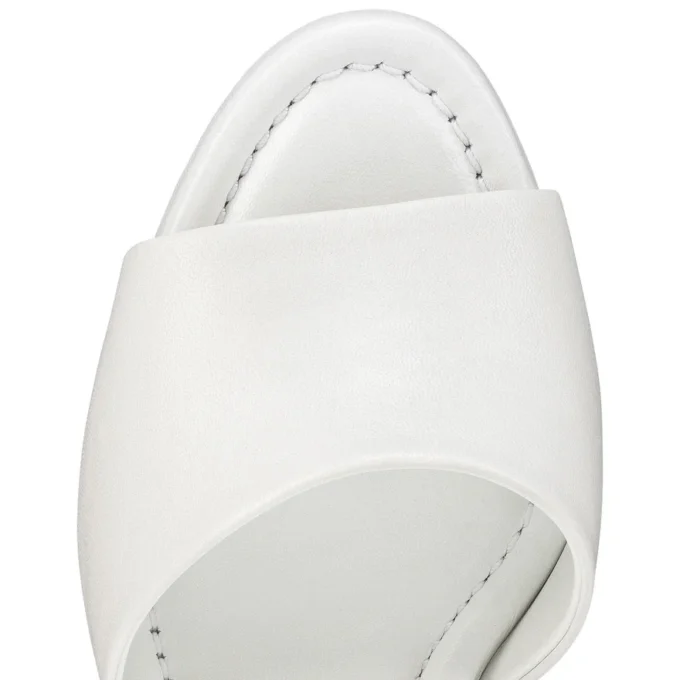 Jane Mule – 85 mm mule – lammeskind – Bianco – Dame