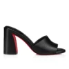 Jane Mule – 85 mm mule – lammeskind i nappa – sort – kvinder