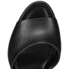 Jane Mule – 85 mm mule – lammeskind i nappa – sort – kvinder